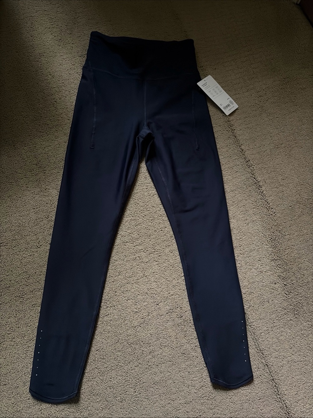 Athleta pacesetter reflective 7/8 tights leggings nwt new XS $99 black